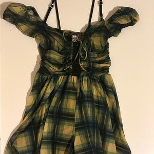 Urban Outfitters Plaid Skort Dress